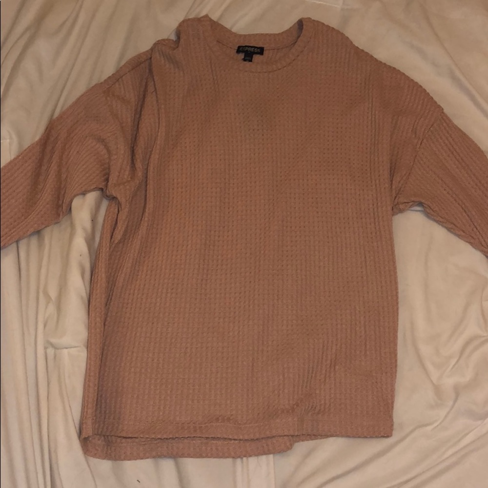Pink Long Sleeve Express shirt